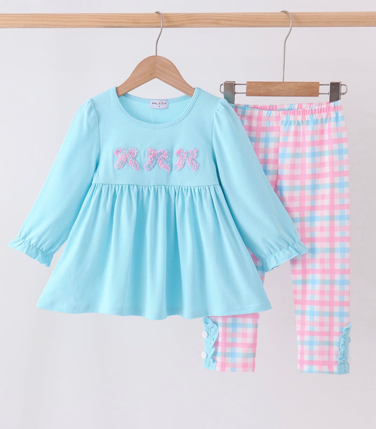French Knot Bow Legging set